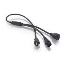 C2G  CG29811  29811                 3 ft. Power Splitter-5-15P To 5-15R+C13