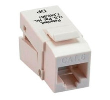 PLATINUM TOOLS INC  706WH-4C   EZ-SNAPJACK CAT6, WHITE.  4/CLAMSHELL.