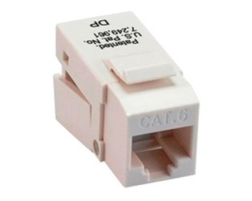 PLATINUM TOOLS INC  706WH-4C   EZ-SNAPJACK CAT6, WHITE.  4/CLAMSHELL.