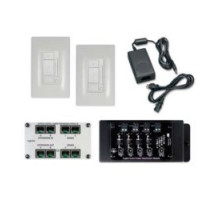 ON-Q/LEGRAND  AU7052WH  AU7052-WH                 Digital Audio Two-Room Expansion Kit, Low Voltage, 24 Volt DC, 60 Watt, Cat 5E Cable, 18 to 16 Gauge Wire, 8.25