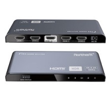 NORTHERN VIDEO  HDMISPL14                 Cable Assembly A/V, HDMI, HDMI Splitter 1-IN 4-OUT, up to 4KUHD@60HZ EDID HDMI, 2.0/HDCP2.2/HDR10