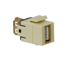 ON-Q/LEGRAND  WP1220IV                 Keystone Insert, USB 2.0 A/A Coupler, 0.65