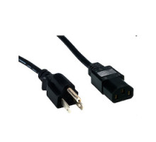 COMPREHENSIVE CONNECTIVITY  PWC-BK-1                 Standard PC Power Cord, Black, 1ft.