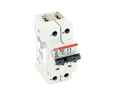 ABB  S202UDC-K3   DC Mini Breaker, 2 Pole, K Trip, 3A