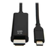 TRIPP LITE  U444-006-H4K6BE                 USB-C to HDMI Adapter Cable, 4K 60Hz, HDCP 2.2, Black, 6 ft.