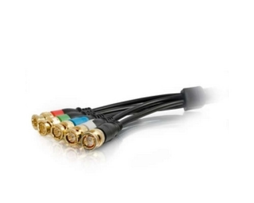 C2G  60099  CG60099                 Multi-Format Flying Lead, 5-BNC, 1.5’ Length, Black