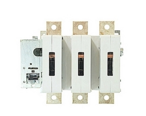 ABB  22685   3 pole, 400 amps rated at 600 V AC, UL 98, open non fusible side operated disconnect switch