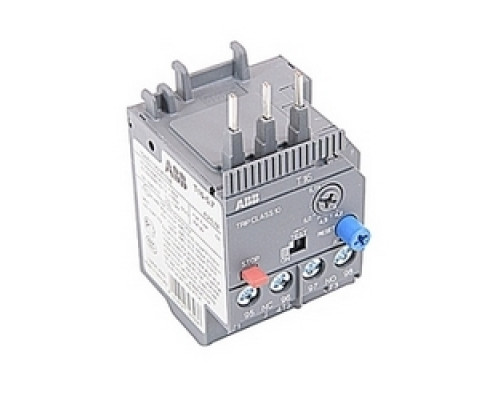ABB  T16-5.7   3 pole thermal overload relay with 4.2-5.7 amp setting range