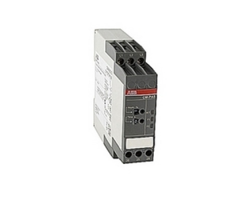 ABB  1SVR730774R1300   Phase unbalance and phase reversal monitor for 3 phase mains from 160 to 300 V AC, with DPDT relay output and 0.1 to 30 sec. time delay