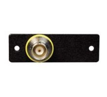 WIREMOLD  AV5000BK                 Audio/Video Interface Device Plate, Single, BNC, Female to Female Barrel, 2.2