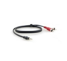 KRAMER 95-0122006 C-A35M/2RAM-6         3.5mm M to 2 RCA M Breakout Cable - 6’