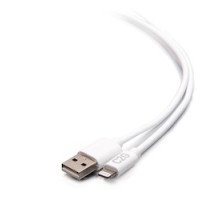 C2G  C2G29906                 6ft/1.8m USB A To Lightning Cable White