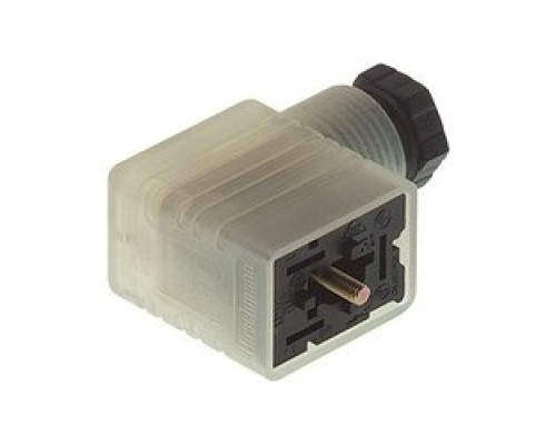 HIRSCHMANN 933933100  GML 209 NJ GB1 LED 230 black; Bridge-type rectifier with protective circuit varistor and Function indicator LED , 2 contacts + PE, PG9, Type B, industrial standard 11 mm , 2A, 250V