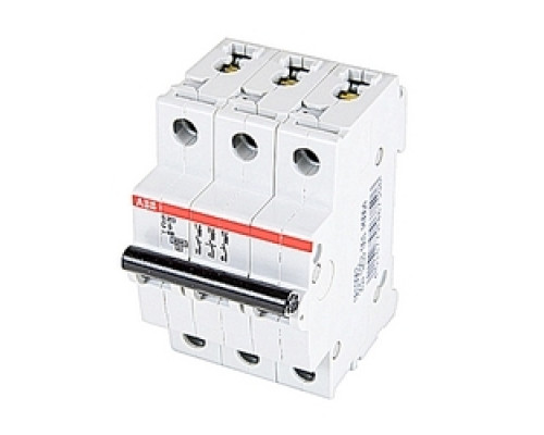ABB  S203-C8   Mini Breaker, S200, 3 Pole, Trip C, 8A