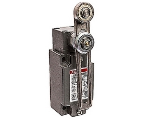 ABB  LS45M53B11   40 mm metal limit switch with 22 mm diameter adjustable stainless steel ball bearing roller lever actuator