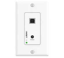LIBERTY AV  INT-USB2-50HWP                 Intelix Brand USB 2.0 High Speed Extender Host Wallplate