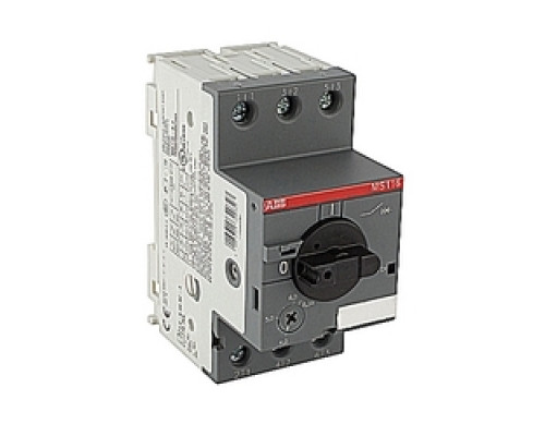 ABB  MS116-6.3  1SAM250000U1009   Manual Motor Starter, Trip Class 10, 4.00-6.30A