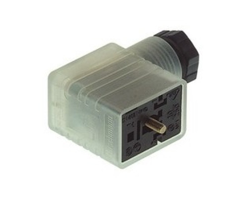 HIRSCHMANN 933714100  GMNL 209 NJ LED 120 YE black; Function indicator Yellow LED with freewheeling diode, 2 contacts + PE, PG9, DIN EN 175 301-803-B, Type B, 8A, 120V AC/DC