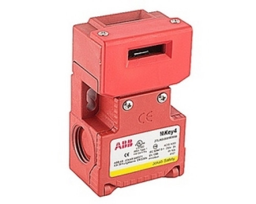 ABB  2TLA050001R1000   Tongue interlock safety switch with NPT connector, 2 NC and 1 NO contacts and no key