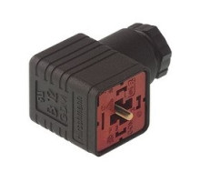 HIRSCHMANN  932106100   GDM 2011 J black; Cable Socket with central screw M 3 x 35, 2 contacts + PE, PG11, Type A, DIN EN 175 301-803-A