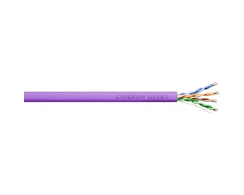 SUPERIOR ESSEX  PW52-H46-78                 22-4P UTP-CMP 1G 4P POE Powerwise Cable Purple 1000 ft Brakebox, Ideal for extended distance over 100m
