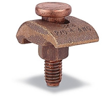 THOMAS & BETTS  GTC23                 U-bolt Copper Ground Clamp, Stainless Steel U-bolt, Wire Range 2/0 - 250, Rod Size 2 to 2-3/8
