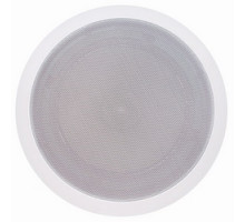 SPECO TECHNOLOGIES  SPG66T                 6 in. Dual Paper Cone Modern Grille Ceiling Speaker with Transformer