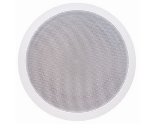 SPECO TECHNOLOGIES  SPG66T                 6 in. Dual Paper Cone Modern Grille Ceiling Speaker with Transformer