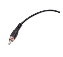 VANCO  AC18                 Nickel Plated RCA Male Plug to RCA Male Plug Cable, Length: 1.5 ft.