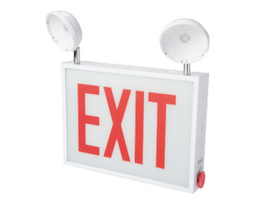 COOPER LIGHTING LLC  CHXC71   SELF POWERED, EXIT SIGN,  STEEL HOUSING, WHITE LED  EXIT, WITH LENS,