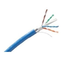 BELDEN  10GX63F 0081000   Shielded System Cable, CMP, 23 AWG, Cat 6A, 4-Pair, 1000’ Length, Solid Bare Copper Conductor, FEP Insulation, PVC Jacket, Gray