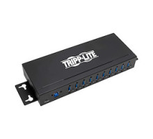 TRIPP LITE  U360-010-IND                 10-PORT INDUSTRIAL-GRADE USB, 3.0 SUPERSPEED HUB - 20 KV, ESD IMMUNITY, IRON