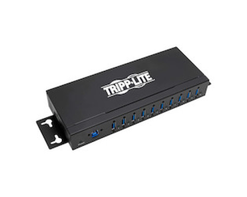 TRIPP LITE  U360-010-IND                 10-PORT INDUSTRIAL-GRADE USB, 3.0 SUPERSPEED HUB - 20 KV, ESD IMMUNITY, IRON