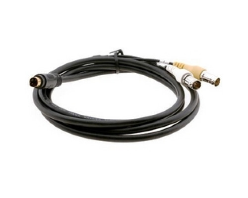 KRAMER 93-2102001 C-SM/2BF-1         4-Pin M to 2 BNC F s-Video Breakout Cable - 1’