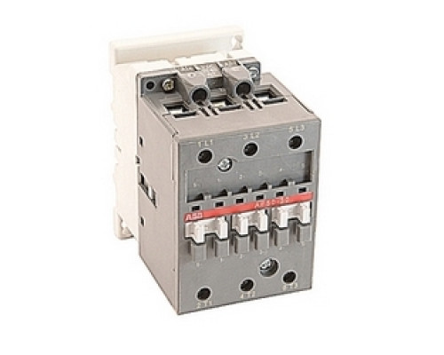 ABB  AF503000RT-72   3 pole, 80 amp, non-reversing across the line contactor with 20-60V DC coil, ring tongue terminated with no auxiliary contacts