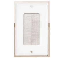 MIDLITE  DBPWH                 On-Wall Cable Management Brush Plate, Decor, 2.75