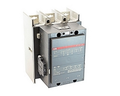 ABB  AF580-30-11-69   3 pole, 750 amp, non-reversing across the line contactor with 48-130V AC/DC coil and 1 NO and 1 NC auxiliary contacts