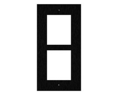 AXIS COMMUNICATIONS  01281-001  9155012B                 2N IP Intercom Frame, 2-Module, Flush Mount, Black