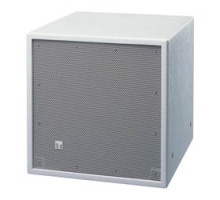 TOA ELECTRONICS INC  FB-120W                 Speaker Subwoofer System, 8 Ohm Impedance, 90 dB Sensitivity, 600 Watt, 40 to 1200 Hertz, 408 MM Width x 450 MM Depth x 408 MM Height, Plywood, Surface Treated Steel Plate, White