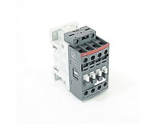 ABB  AF09-40-00-13   4 pole, 25 amp, non-reversing across the line contactor with 100-250V AC/DC coil and no auxiliary contacts