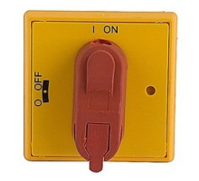 ABB  OHYS3RH   Red and yellow selector screw on selector handle for door mounted switches with protection according to NEMA 1 and IP54