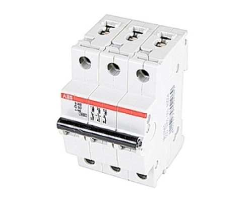 ABB  S203-C40  2CDS253001R0404   Mini Breaker, S200, 3 Pole, Trip C, 40A
