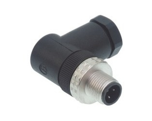 HIRSCHMANN  933166100   Angled cable plug, unassembled, strain relief by means of clamping cage