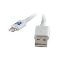 COMPREHENSIVE CONNECTIVITY  LTNG-USBA-6ST                 Lightning Male to USB A Male Cable White 6ft