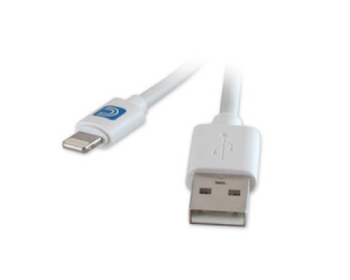 COMPREHENSIVE CONNECTIVITY  LTNG-USBA-3ST                 Lightning Male to USB A Male Cable White 3ft
