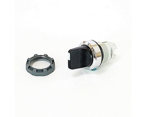 ABB  M3SS7-30B   Modular, 3 position, momentary with spring return from A to B, non-illuminated selector switch with black long handle