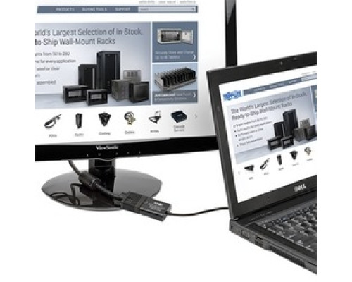 TRIPP LITE P134-06N-VGA-V2         DisplayPort 1.2 to VGA Active Converter, DisplayPort to HD15 M/F , 1920 x 1200/1080p, 6 in.