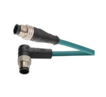 WOODHEAD INDUSTRIES  E11A06003M020   PATCHCORD IND ETHERNET IP67  M12 DCODE M/M ST/ST 2M 24AWG UNSHIELDED STR PVC