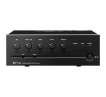 TOA ELECTRONICS INC  BG-2120CU                 Mixer Power Amplifier, 5-Channel, 120 Volt AC 60 Hertz, 120 Watt Output, 50 Hertz to 20 Kilohertz, 60 dB Signal to Noise Ratio, 10.39
