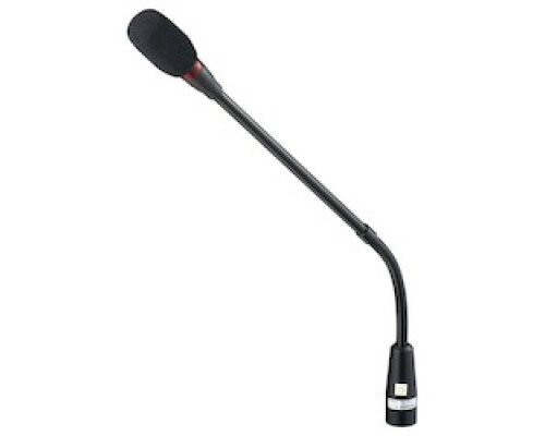 TOA ELECTRONICS INC  TS-773                 Microphone, Standard, Unidirectional, Electret Condenser, XLR-4-32 Output Connector, 100 to 13000 Hertz, 1.8 Kilo Ohm, -37 dB, Stainless Steel, Black